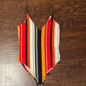 Striped Multicolor Bodysuit